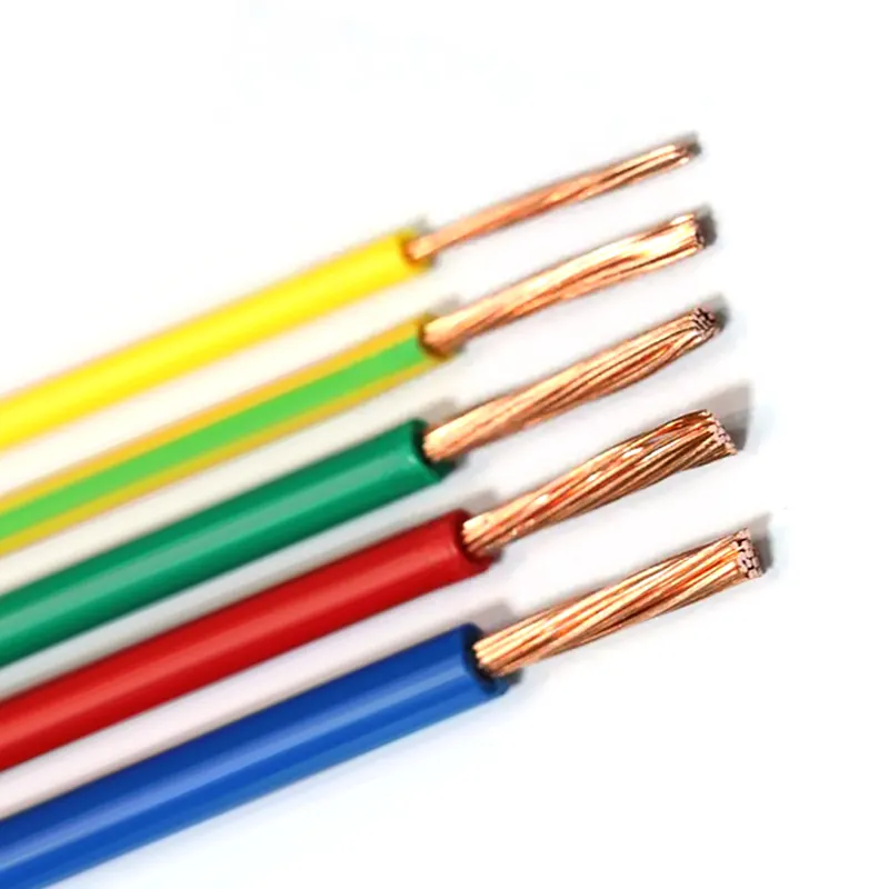 Harga kabel kawat tembaga listrik pabrikan Cina grosir 16AWG 18AWG 20AWG 22AWG UL kawat PVC terisolasi