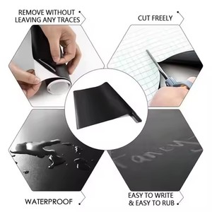 Bonvan Tableau noir flexible personnalisé amovible et réutilisable sans résidu de colle pour le bureau, la maison et l'école - Product Image 2