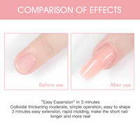 Gel constructeur Hema Free 5 en 1, gel dur et souple en flacon pour ongles, gel liquide laiteux en flacon pour extension d'ongles