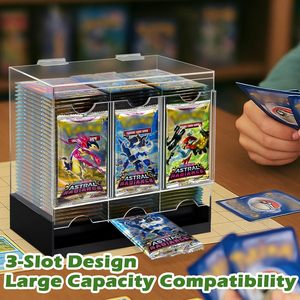 Dispensador de Sobres de Cartas Acrílico de 3 Ranuras con Logotipo Personalizado para Exhibición en Tiendas de Cartas - Product Image 6