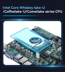 Carte mère industrielle Mini ITX DDR4 de 8e 10e génération avec <span class=keywords><strong>CPU</strong></span> <span class=keywords><strong>Core</strong></span> <span class=keywords><strong>I3</strong></span> <span class=keywords><strong>10110U</strong></span> I5 8257U I7 1065G7U HD-MI carte mère DP VGA 2 * SATA3.0 - Product Image 2