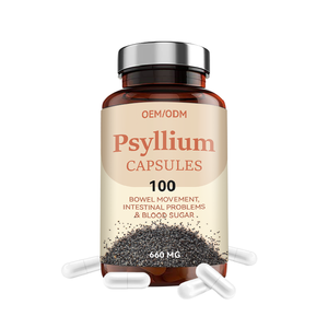 Viên nang vỏ cây Psyllium cao cấp LIFEWORTH - Thực phẩm bổ sung chất xơ từ thực vật cho tiêu hóa khỏe mạnh & hỗ trợ đường ruột, OEM/Nhãn hiệu riêng - Product Image 1