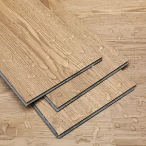 Plancher de SPC de serrure d'agrafe de <span class=keywords><strong>prix</strong></span> usine planche imperméable de vinyle pour l'application d'hôtel - Product Image 1