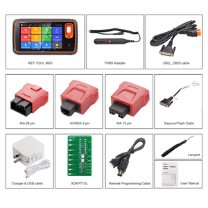 Xhorse เครื่องมือหลักโปรแกรม MIDI ขั้นสูงสำหรับการเขียนโปรแกรม immo และฟังก์ชั่น TPMS พร้อมรีโมทสากลและชุดชิป - Product Image 6