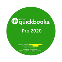 Intuit QuickBooks Pro 2020 Versión de Escritorio para Windows, Descarga Oficial, Software de Contabilidad Financiera de por Vida, Entrega por Correo Electrónico