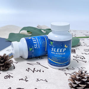 Comprimés de mélatonine pour l'exportation, bonbons au mélatonine 1g x 60 comprimés en flacon - Product Image 1