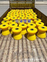 Poulies en plastique de haute précision usinées CNC en Nylon PA6, POM, Acetal Daicel avec roulements, selon votre dessin