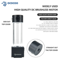 Ococoo H06D-C DC 12v PWM pompe de refroidissement par eau pour PC silencieux avec régulation de vitesse essentielle pour ordinateur PC système de refroidissement par eau