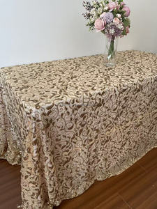 Decorazioni di nozze tovaglie rotonde <span class=keywords><strong>verde</strong></span> smeraldo tovaglie <span class=keywords><strong>verde</strong></span> smeraldo paillettes tovaglie rotonde <span class=keywords><strong>verde</strong></span> scuro - Product Image 6