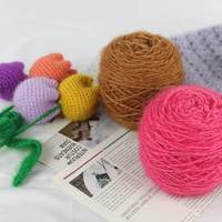 150g Wool/Acrylic Blended Fancy Yarn Ring Spun Eighty Colors Raw Material Weaving Knitting Sweaters Scarves Hats Dresses/Shawls