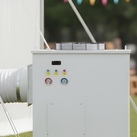 120000 BTU 10 Ton AC Inverter DC Kabinet Pendingin Udara Industri Unit Pendingin Otomatis Mesin Bebas Gantung untuk Produksi Bengkel