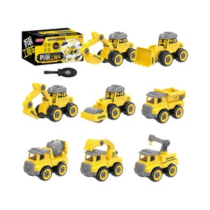Giocattolo da costruzione fai-da-te, veicolo da costruzione in plastica da 23 cm, per bambini dai 2 ai 4 anni. - Product Image 4