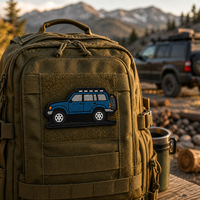 Écussons brodés personnalisés en 3D pour club tout-terrain, badge d'identité 4x4 certifié OEKO-TEX
