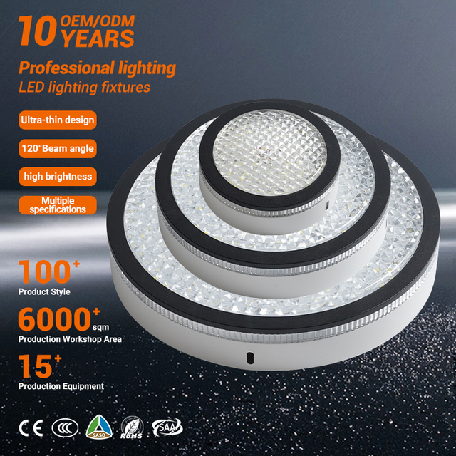 Wholesale Price High Brightness Indoor Hotel Home Ultra Thin 18w 24w 36w Recessed Round Surface Led Panel Downlight