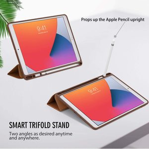 Étui <span class=keywords><strong>MoKo</strong></span> avec fente pour stylo porte-crayon mince léger Smart Shell Stand Cover pour Apple iPad 10.2 "2020/2019 - Product Image 3