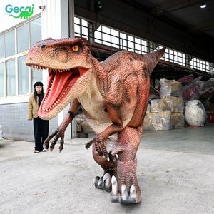 Gecai Grand Costume de dinosaure réaliste robotique portable Adultes Enfants Matériau en mousse pour les manèges de parc d'attractions Jeu imaginatif - Product Image 6