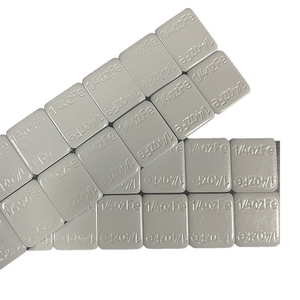 Poids d'équilibrage de roue adhésifs en zinc plastifié YQY 1/4 oz (12 pièces) et 1/2 oz (8 pièces) pour toutes les voitures - Product Image 2