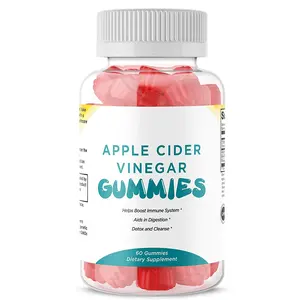 OEM/ODM Vitamina Fudge Con Fiori di Figura di Apple Aceto di Mele Gummies frutta Sapore Popolare Gummy Della Caramella