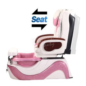 Fauteuil de massage de luxe moderne pour pédicure, dossier réglable, bain à remous haut de gamme, pour manucure et massage des pieds en salons de beauté - Product Image 5