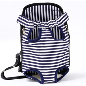 नए पोर्टेबल पालतू यात्रा बैग टिकाऊ धोने योग्य कैनवास और मेष बैकपैक जिपर बंद बिल्ली और कुत्ते वाहक - Product Image 6