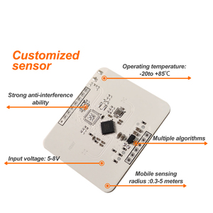 Điểm tĩnh mục tiêu chính xác chức năng khác nhau cảm biến Radar chùm hẹp mảng ăng ten thiết kế phát hiện điểm đỗ xe Radar - Product Image 1