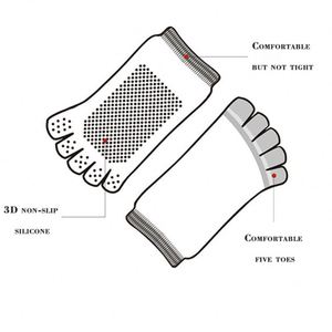 Women's Padded Custom <b>Grip</b> <b>Socks</b> Yoga Pilates Ballet <b>Socks</b> - Product Image 5