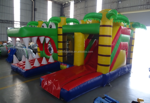 Maison <span class=keywords><strong>de</strong></span> saut château commercial pour enfants trampoline jeux pour fête multi-jeux <span class=keywords><strong>jungle</strong></span> Crocodile château gonflable - Product Image 3