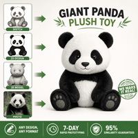 Peluche géante Panda OEM ODM, jouet en peluche personnalisé, jouet doux, cadeau promotionnel, jouet en peluche OEM ODM, animal en peluche, merchandising de marque