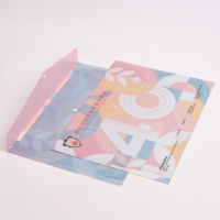 Carpeta con botón a presión A6, A5, A4, A3, sobres de PP de plástico y bolsas de archivo para archivo de documentos escolares y comerciales