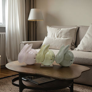 الأكثر مبيعًا زخرفة السيراميك أرنب البيض الخزف تخريج السنة الصينية الجديدة وعيد الميلاد زخرفة المفضلة للأطفال - Product Image 3