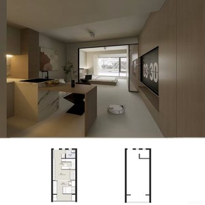Servicio de Renderizado 3D de Diseño de Interiores de Estilo Industrial: Solución Integral para Materiales de Construcción de Edificios Comerciales - Product Image 2