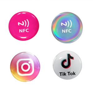 Tarjeta NFC de Acrílico Personalizada en Español, Francés, Italiano y Otros Idiomas, para Redes Sociales y Reseñas, Lista para Enviar - Product Image 2