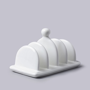 Vajilla en forma de corazón blanco Porcelana Cerámica Pan Tacos <span class=keywords><strong>mexicanos</strong></span> Titular para fiesta Boda - Product Image 2