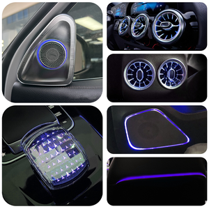Iluminación Ambiental Interior LED de 64 Colores para <span class=keywords><strong>Mercedes</strong></span> Benz <span class=keywords><strong>GLA</strong></span> W247 2020-2024, Accesorios de Tiras Decorativas - Product Image 3