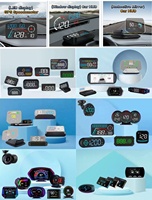 WiiYii M3 Werks auto HUD Windschutz scheibe Fenster anzeige Geschwindigkeit Wasser temperatur Geschwindigkeit Heads up Display OBD2 für Fahrzeuge