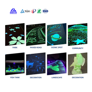 กรวดเรืองแสงปลอดสารพิษสำหรับตกแต่งตู้ปลา ตู้ไม้น้ำ สวน และสนามหญ้า - Product Image 2
