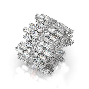 Anello dal Design Irregolare a Fascia Intera, Stile Unico per Donne - Product Image 1