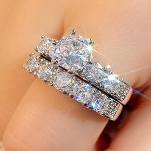 Anello Impilabile per Donne, Doppio Strato, Gioiello Elegante e alla Moda, Vendita all'Ingrosso - Product Image 2