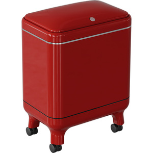 Living Room Trash Can <b>Rectangle</b> With Lid And Wheels For Home Bathroom Kitchen Indoor Use - Product Image 5