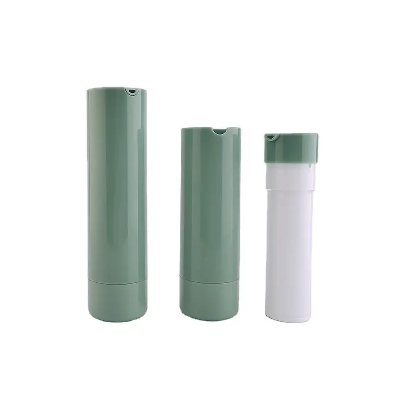 Navulbare Draai 30Ml 50Ml Luchtloze Pompfles Duurzame Plastic Cosmetische Verpakking Voor Huidverzorgingslotion Serum