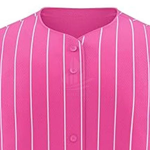 Uniforme de Béisbol Personalizado con Transferencia Térmica OEM, Uniforme de Béisbol y Sóftbol Personalizable, Transpirable, Talla Grande, Manga Corta - Product Image 5