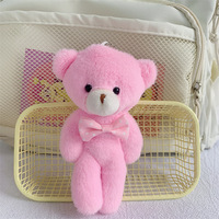 Peluches douces et miniatures, ours en peluche mignons, porte-clés en peluche, peluches, ours en peluche pour la Saint-Valentin, vente en gros pour machine à griffes