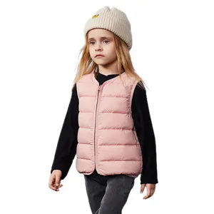 High Quality Kids Down Jacket With Waterproof Feature Zipper Closure Factory Wholesale For Spring Autumn Winter Wear Low Price