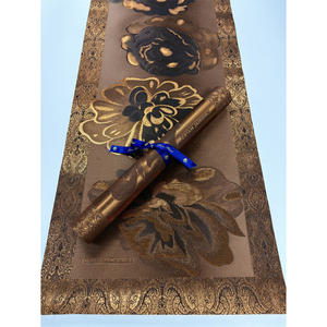 Ikat kepala wanita, Sego Gele Afrika, mewah unik, ikat kepala <span class=keywords><strong>2</strong></span> buah/pak Gele dan visor Nigeria - Product Image 3