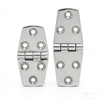 Charnière de porte de trappe de pont en acier inoxydable 316 poli de qualité marine pour yacht, bateau, armoire
