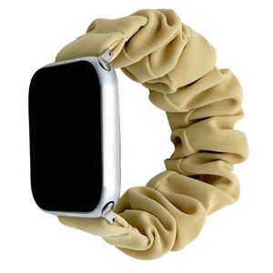 Bracelet de montre élastique en tissu uni, best-seller, pour <span class=keywords><strong>Apple</strong></span> Iwatch Band SE 9 8 7 <span class=keywords><strong>6</strong></span> 5 Series - Product Image 2