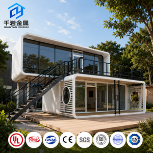 Vente directe usine : Maison conteneur Apple Cabin 20ft 40ft, Résidence préfabriquée, Villa mobile, Hôtel moderne à structure robuste - Product Image 1