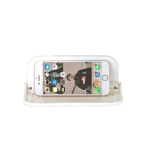 <b>Wall</b> Mounted Folding <b>Storage</b> <b>Shelf</b> Rectangle No Drilling Bedside Bathroom Toilet Phone Holder - Product Image 5