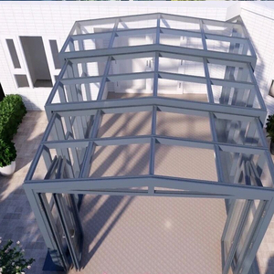 Casa Móvil Moderna de Ensamblaje Rápido 2026, Diseño Modular de Terraza con Cristal y Aleación de Aluminio para Exteriores - Product Image 1