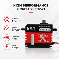 Mini Servo Digital sin Núcleo KST X15-908 HV, 9.2kg.cm, 0.08s, Alta Velocidad, Engranaje Metálico para Modelos RC, Robots y Automatización Industrial